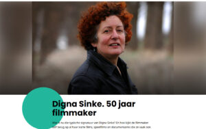 Digna Sinke op website Het Ketelhuis ter ere van retrospectief